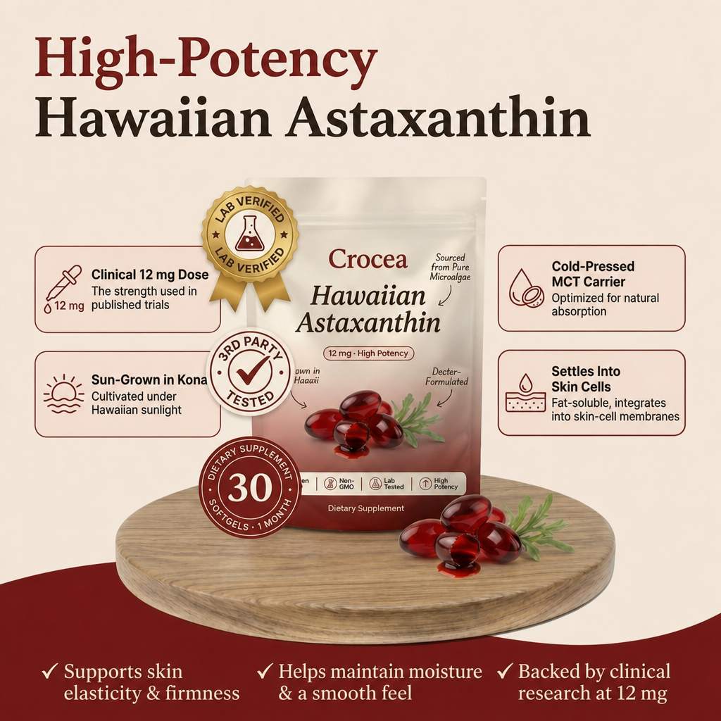Crocea skin — high-potency